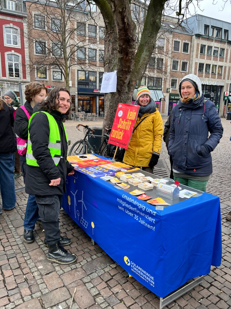 Klimastreik Aachen Team SFV