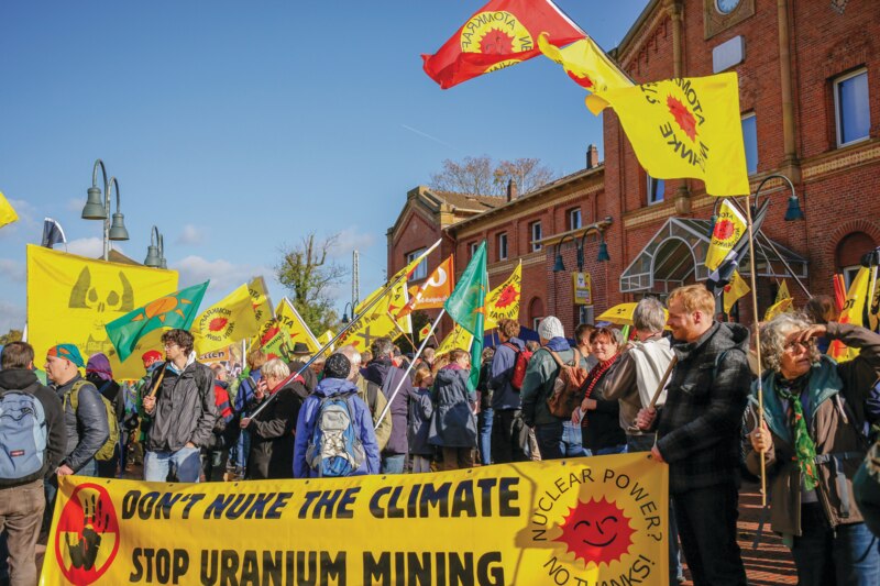 Demo Lingen Don't nuke the climate stop uranium mining