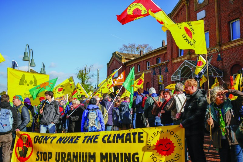 Demo Lingen Don't nuke the climate stop uranium mining