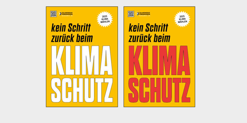 Motiv 4: "Klimaschutz" (erhältlich als Fenster-Plakat und Sticker)