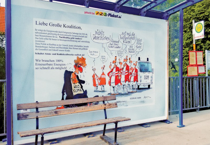 Unser Appell in 2020 an die GroKo - mit einer bundesweiten Plakataktion