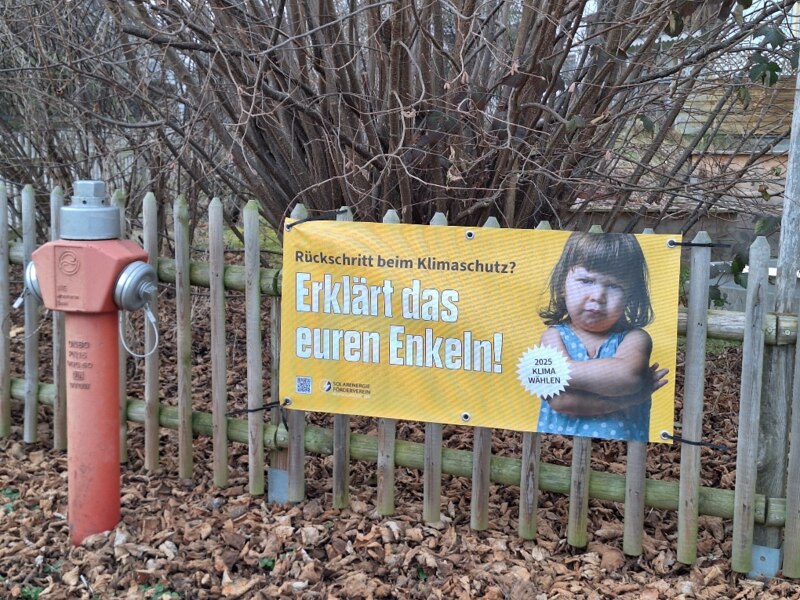 Gartenzaun-Banner in Baden-Württemberg