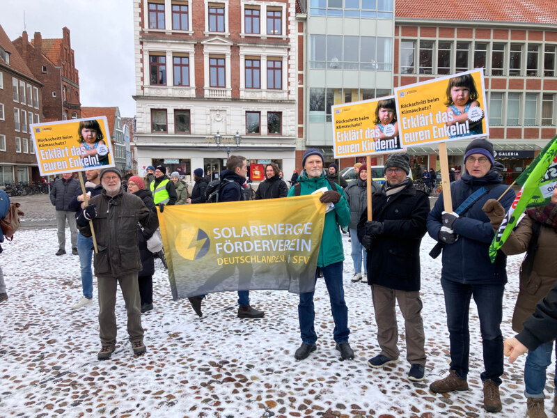 Klimastreik in Lüneburg